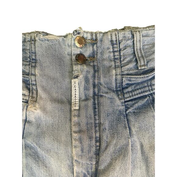 Vintage Z Cavaricci Pants Size 30 High Waisted Pleated Tapered Leg Parachute 80s - Picture 4 of 9